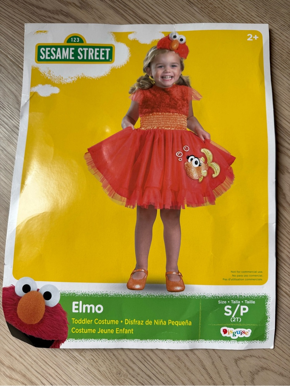 Elmo Toddler Girl Costume